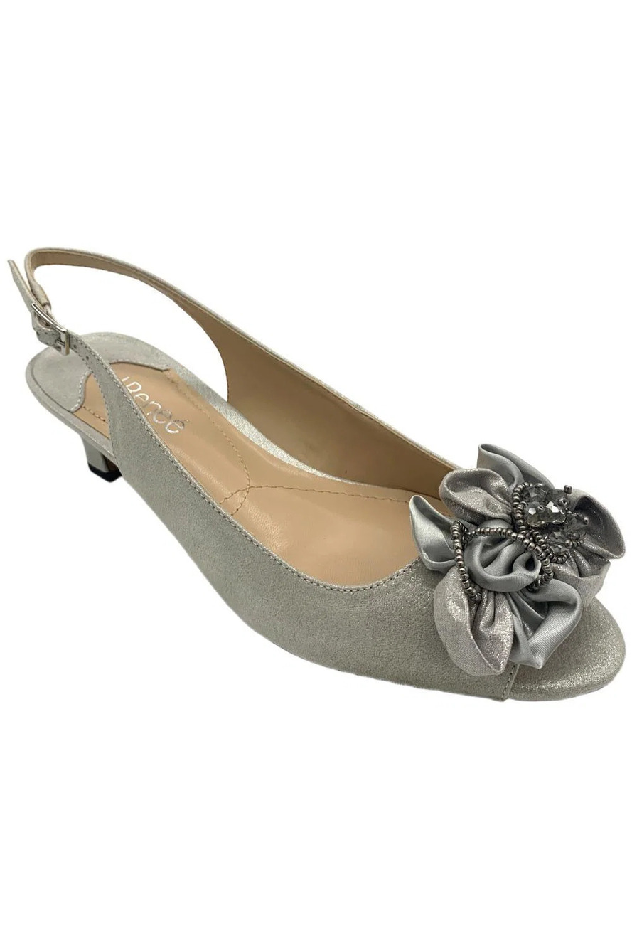 J. Renee Women's Leonelle Sandals Silver - Narrow